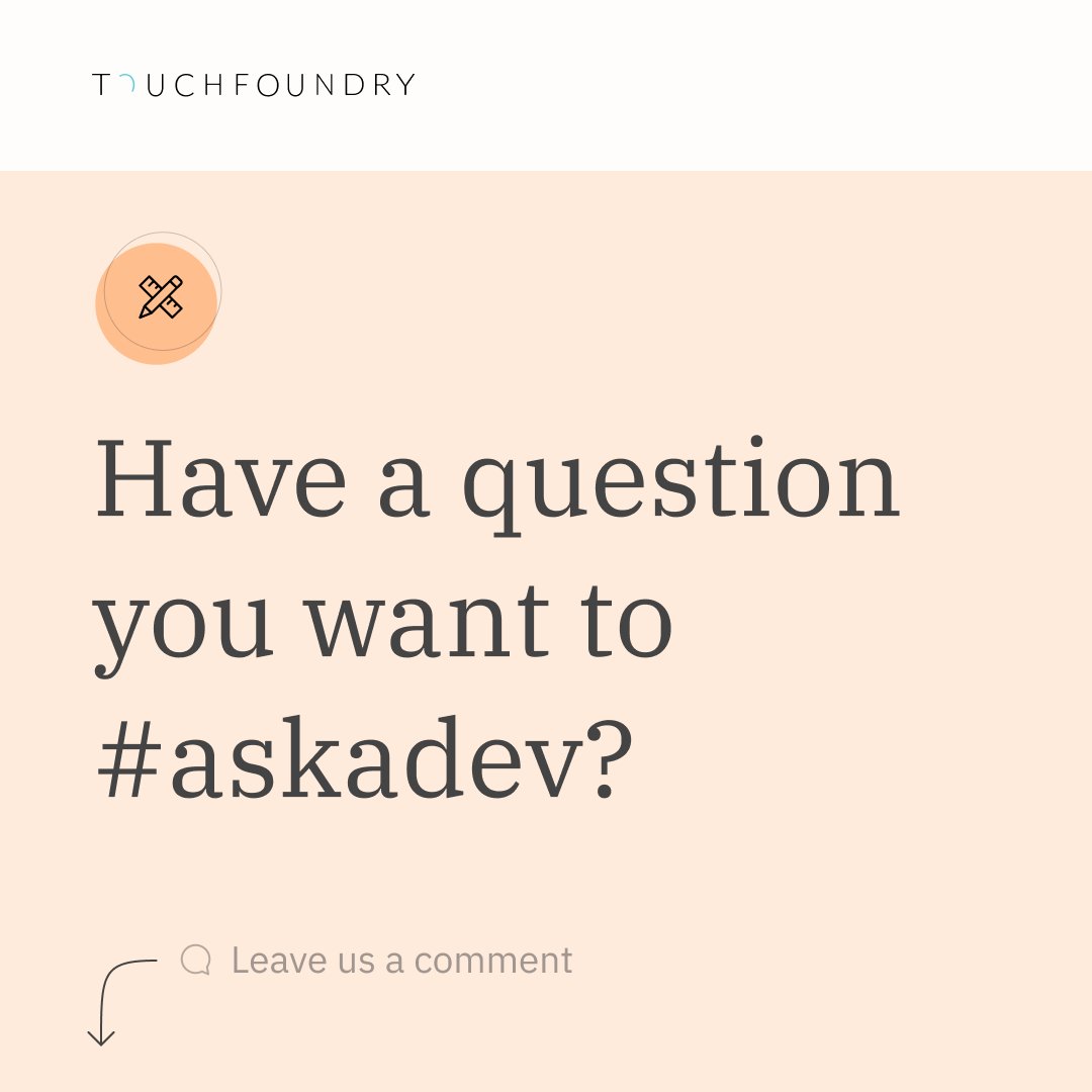 TheTouchFoundry's tweet photo. Want the inside scoop on polishing your front-end dev skills? You’ll want to take a look at what Charl has to say! Try it here : https://t.co/WnxwULG8gv
#touchfoundry #askadev #developing #coding #frontend https://t.co/uU1Lw06rJy