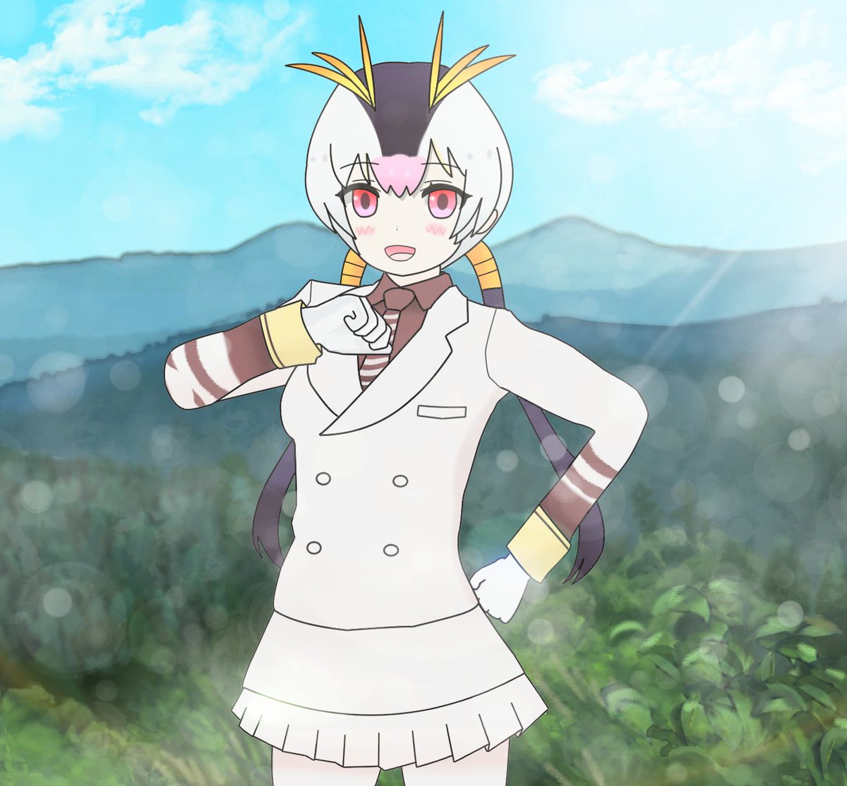 kemonosukiman's tweet photo. 第5回鳥フレンズ総選挙オオタカさん1位おめでとうございます🎉ということで形から入るタイプのプリンセス
運営様及び投票頂いた皆様ありがとうございました✨
#第５回鳥フレンズ総選挙
#ロイヤルペンギン https://t.co/bgVTmCIOW2