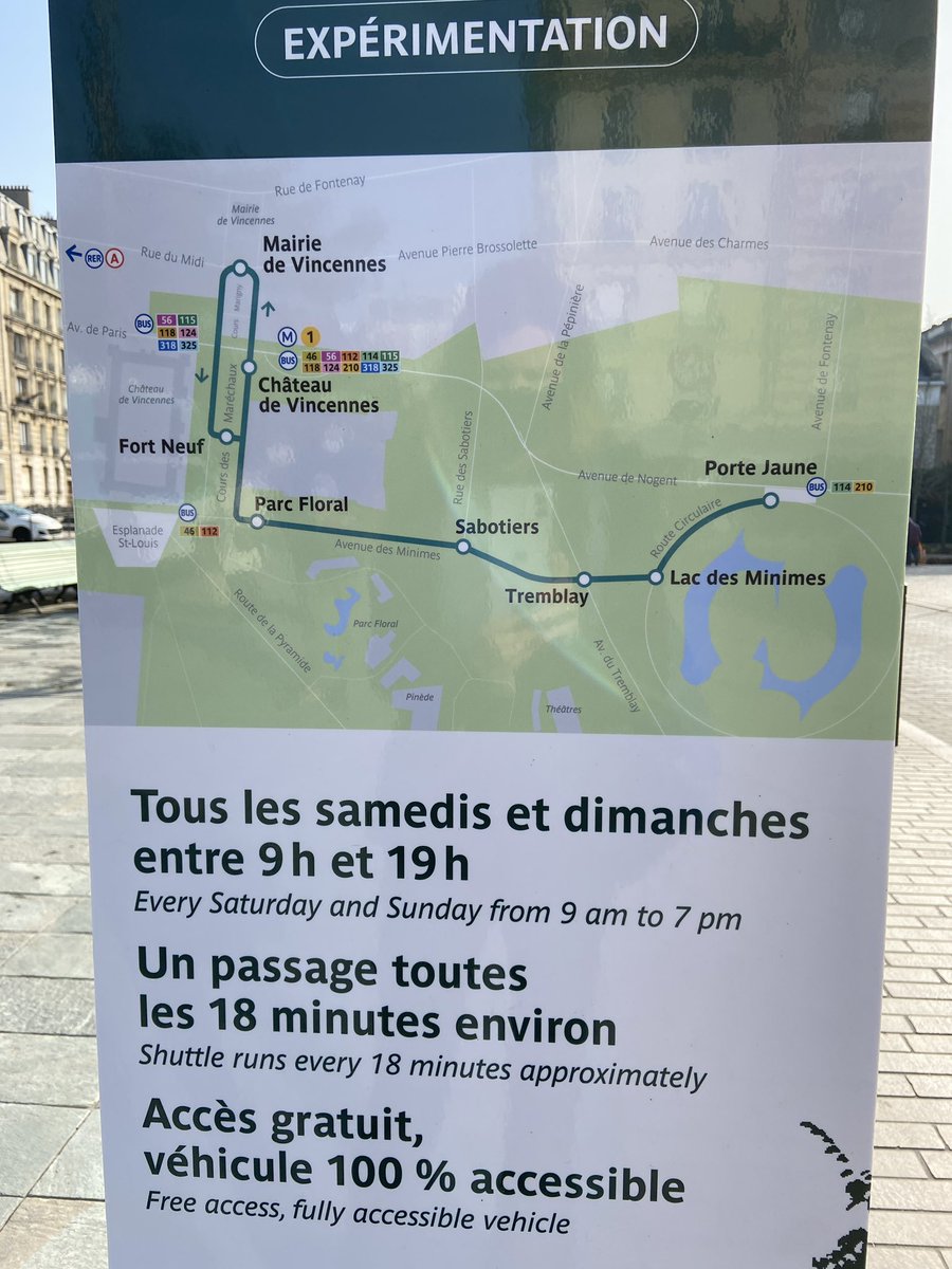 VMontandon's tweet photo. Inauguration de l’extension du parcours de la navette 100% électrique et autonome. Une expérimentation des déplacements publics de proximité #circulationDouce tous les week-ends. #BoisDeVincennes. #Innovation avec l’écosystème industriel français #Attractivité @IDFmobilites https://t.co/pZCtv8lYMf