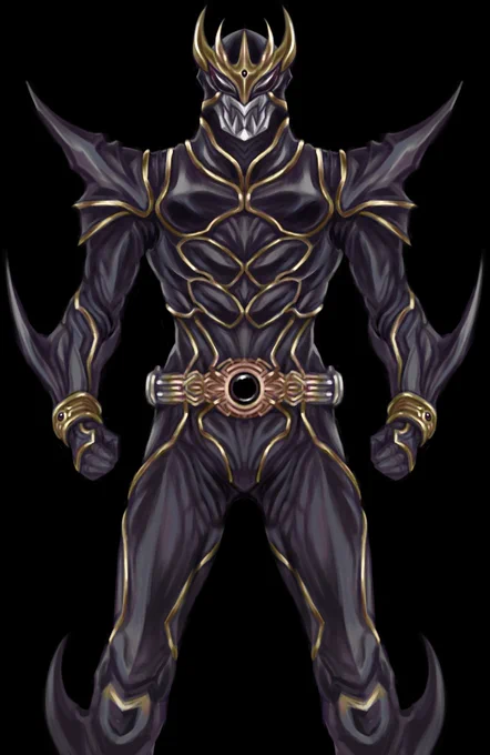 昔描いた凄まじき戦士でてきた #仮面ライダークウガ 