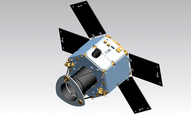 ArabSpaceGroup's tweet photo. #Arabi_Satellite Dubai Sat 2 was made by Emiratis in cooperation with their South Korean counterparts. It aims to provide high-res images captured by a push-broom camera technology to customers from various entities in the UAE to study urban planning, environment &amp; infrastructure https://t.co/C8Yv3eqtbR