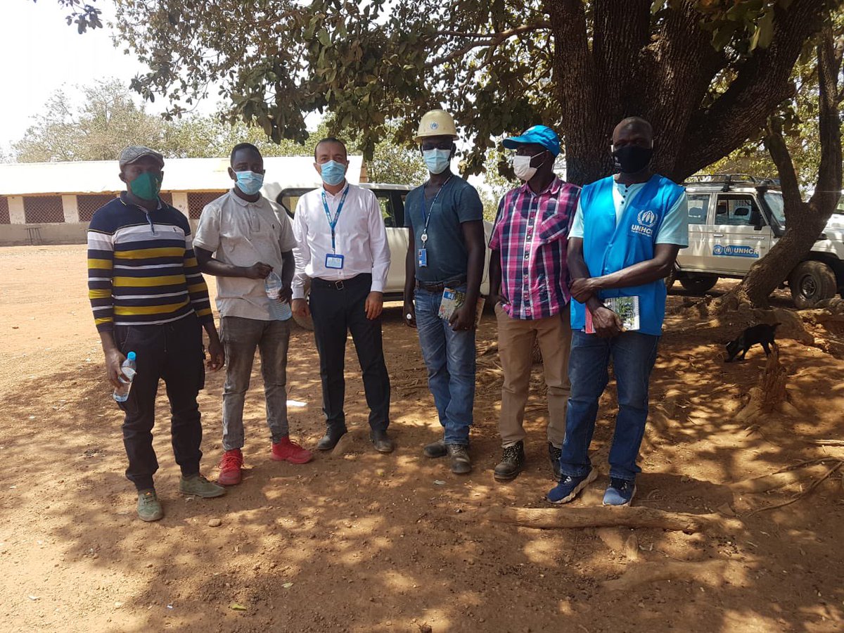Iam_Humphrey's tweet photo. Had an insightful tour of @UNHCRuganda’s work in Yumbe. Visited the base camp. Quite honored to be in the middle of UNHCR’s first ever commercial project for refugees worldwide. Thinking out of the box because WHY NOT?! Cc @musabodygroup https://t.co/OPsVTL7Jw8