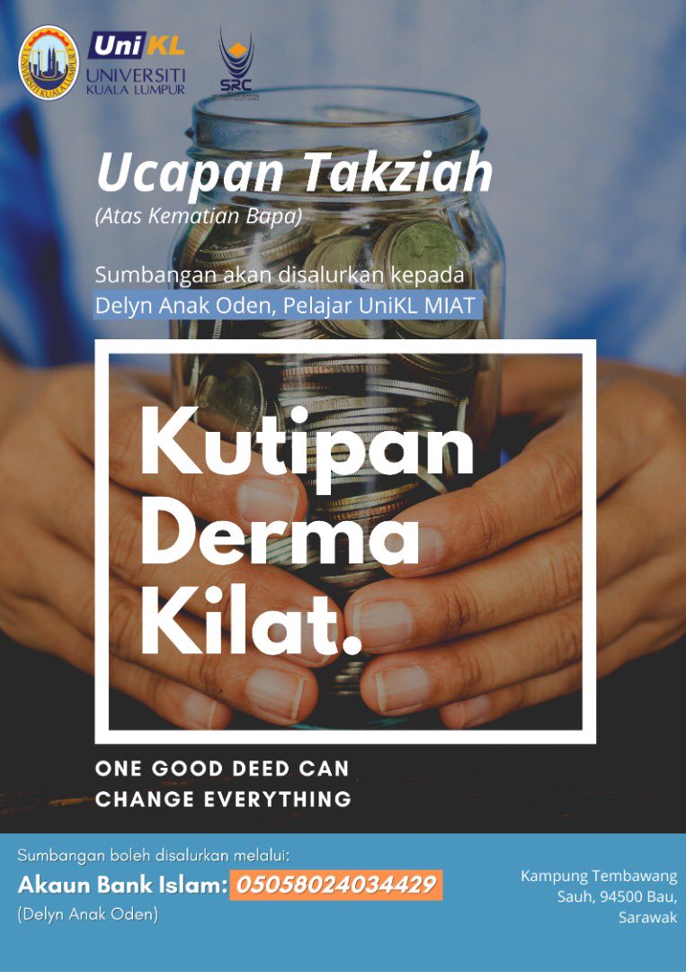srcuniklmiat's tweet photo. Sumbangan anda amat kami hargai 🙇🏻‍♀️ https://t.co/blBKvAKA8a