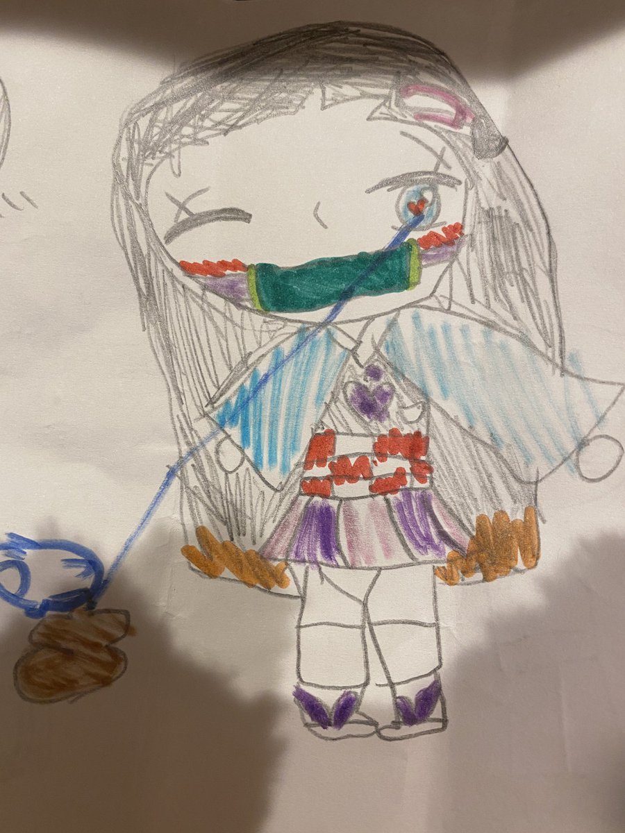 ゲーミングお母さんちゃ美 保育園に通う娘のイラストが うますぎるんだが 親バカ 鬼滅の刃イラスト