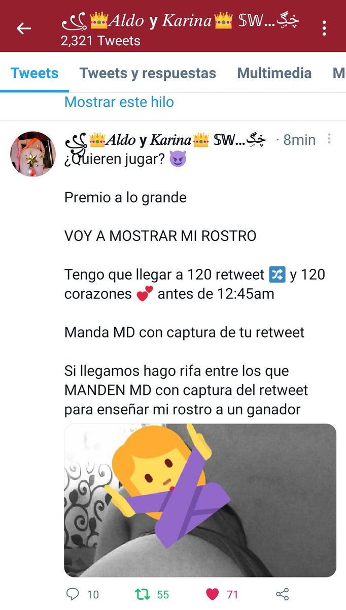 Juan_tu_amante's tweet photo. @AldoyKarinaSW No te llega el MD, 😘😘😘 https://t.co/WdOYWkS2rb