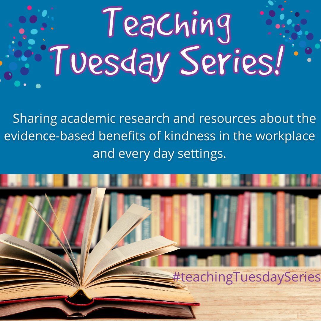 For Teaching Tuesday this week, follow the link for a 'Kindness Health Facts' pdf from Random Acts of Kindness.

dartmouth.edu/wellness/emoti…

#kindnessworkshere #20yearsofhush #teachingTuesday