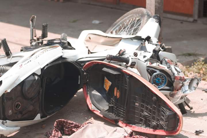 MyuMoe1's tweet photo. Many mortorcycles,CCTV and some houses were destroyed by the terrorists(polices) in the ward of Myeik.
#WhatsHappeningInMyanmar #Mar2Coup https://t.co/3SAHnI8wXT