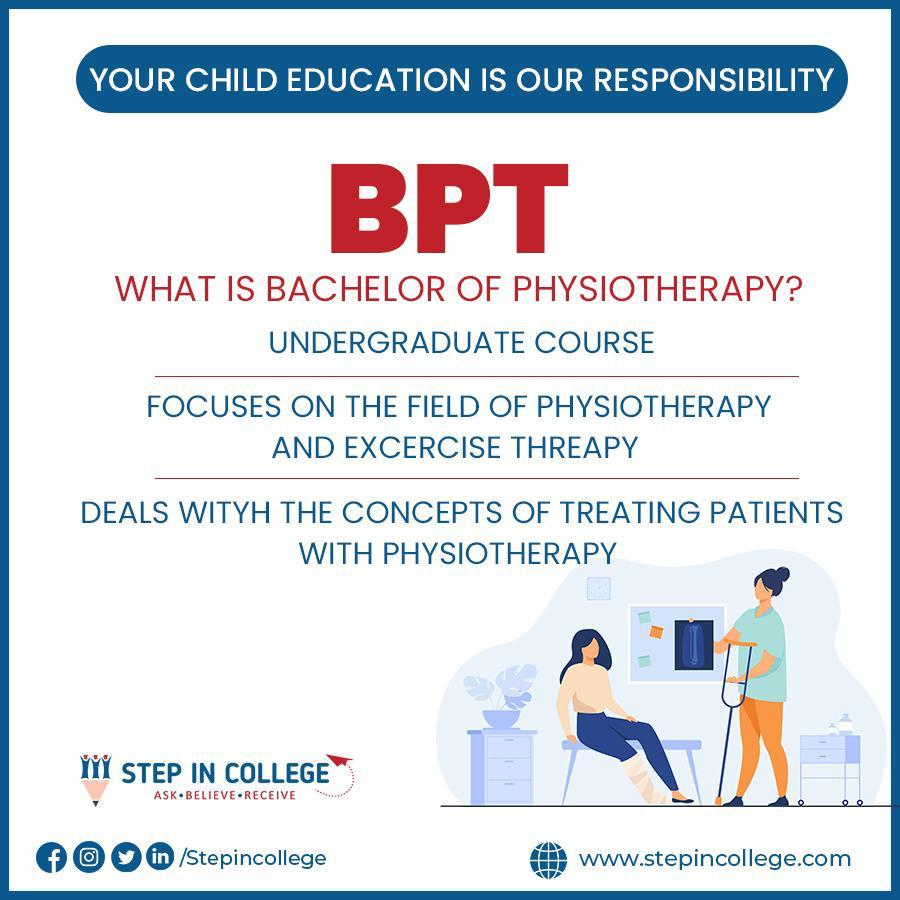 Physiotherapy is one of the promising fields that you can opt for if you are aspiring to pursue the medical stream after class 12.
Contact us at - 9799688845, 9799986456
Visit us at - stepincollege.com
#StepInCollege #planning #careerplans #carrercounseling