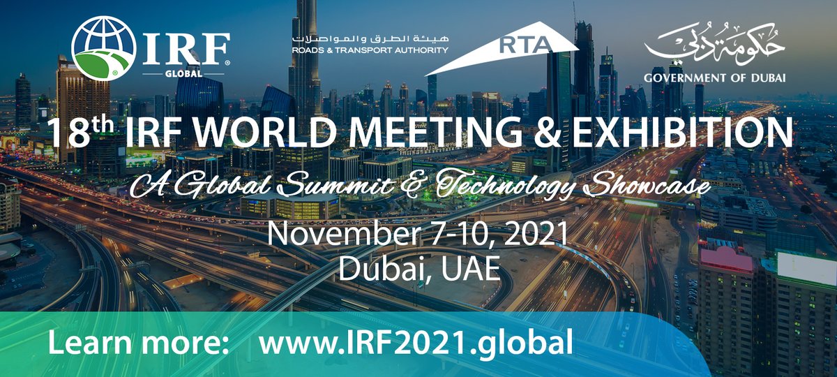 Keep abreast of @IRFhq World Meeting &amp; Exhibition announcements on our new LinkedIn event page linkedin.com/events/18thirf…