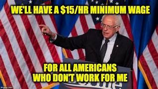 MICHAELDOLLAR's tweet photo. Senator Bernie Sanders @BernieSanders #DontKillItBernie has urged Democrats to “ignore” a ruling from the Senate’s #OverRuleParliamentarian that excludes raising the federal hourly minimum wage to $15 from its pathetic starvation wage $7.25 #TYT #Fightfor15 @cspanwj @cenkuygur https://t.co/9gq3LlIoLC