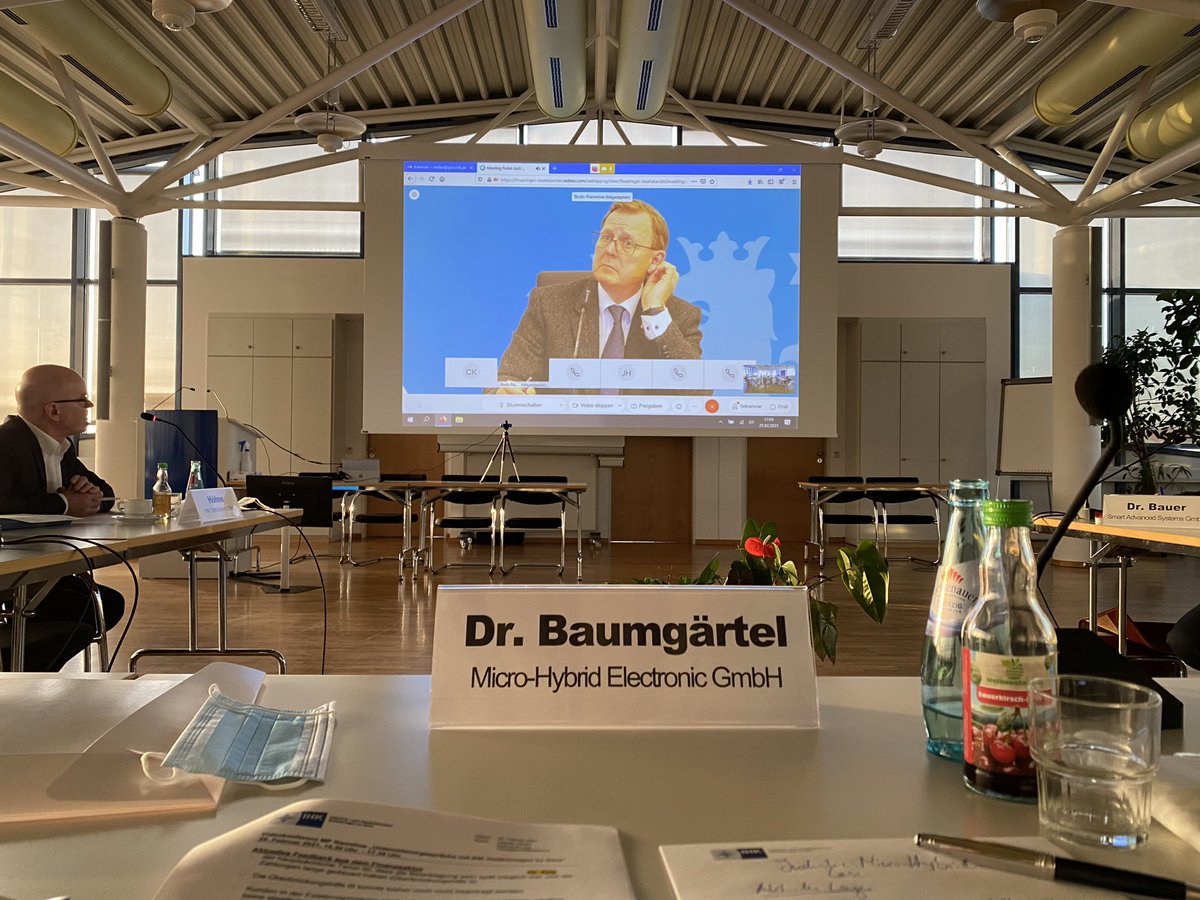 Talk mit #Ramelow über #COVID19 und #Förderung der #industry in #Thueringen