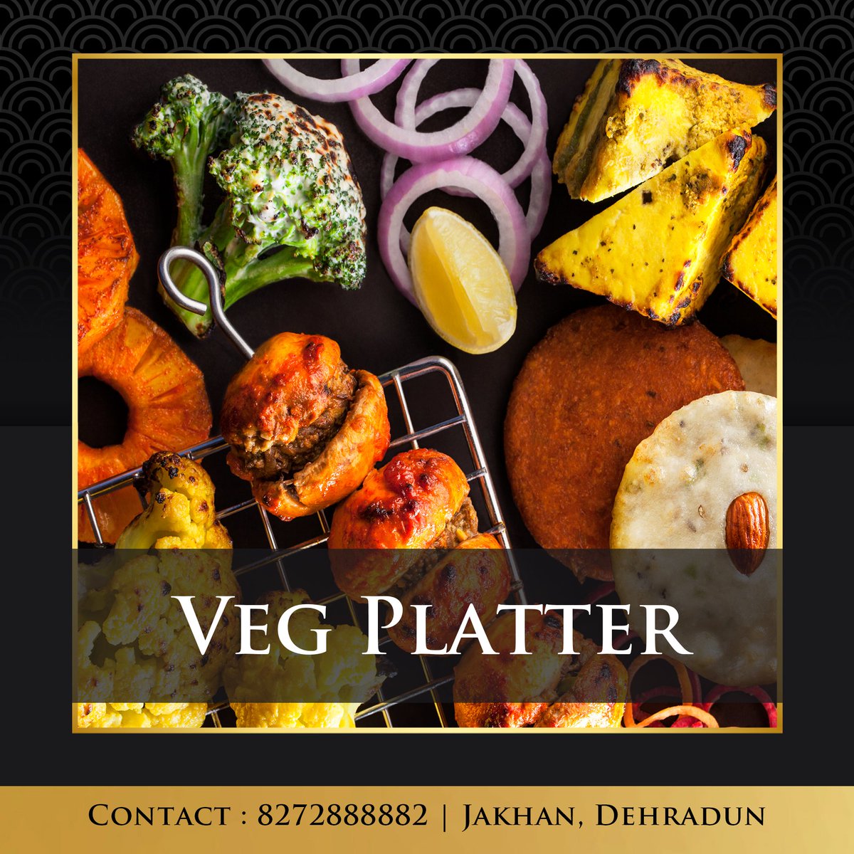 Start your Tuesdays with the juice and delicious Veg Platter!!!
.
.
.
#PunjabGrill #RestaurantNBar #Dehradun #VegPlatter #Healthy #Grilled #Dinner #Tandoori #BBQ #BBWLovers #NorthindianCuisine
