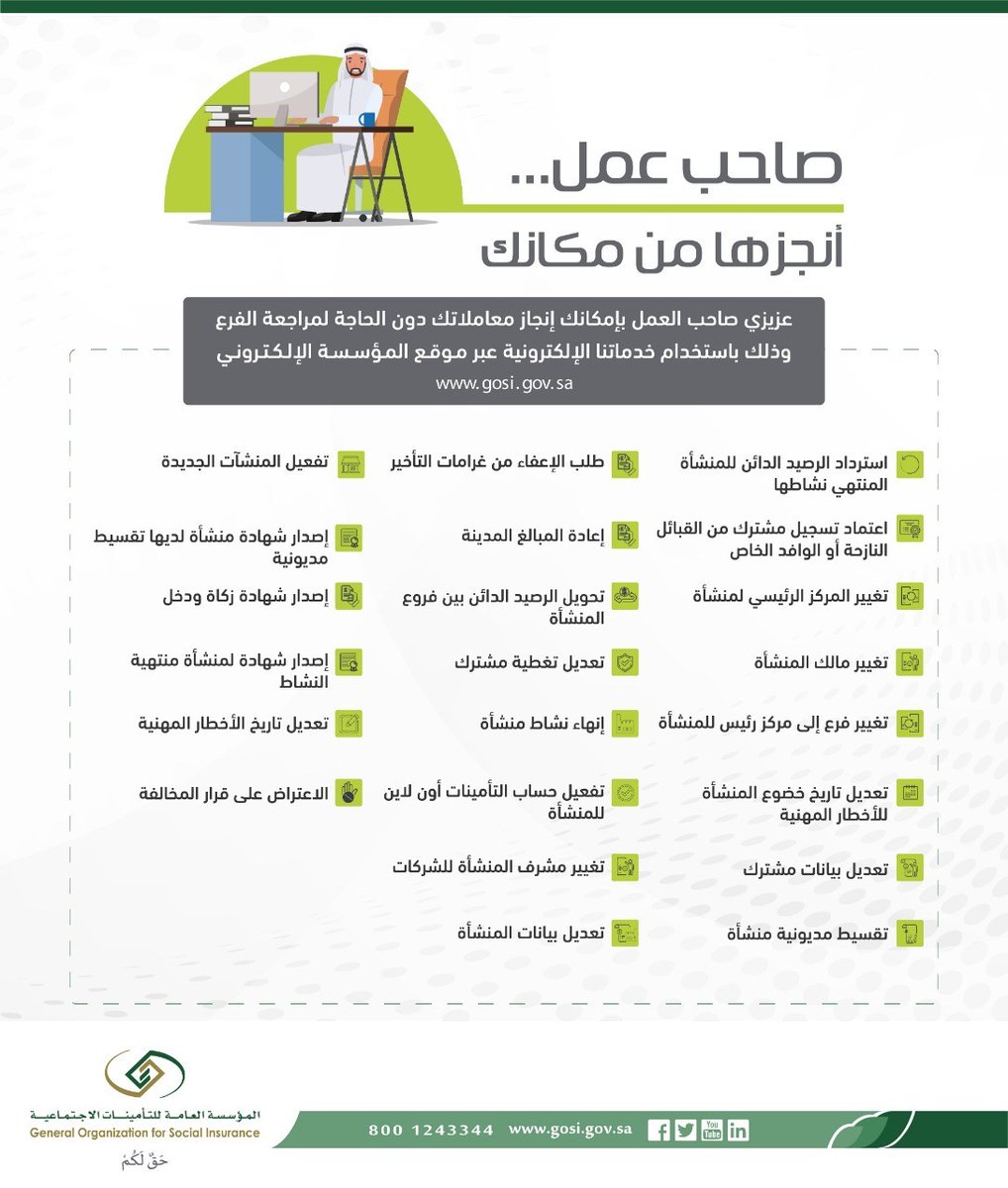 التأمينات الاجتماعية Saudigosi Twitter