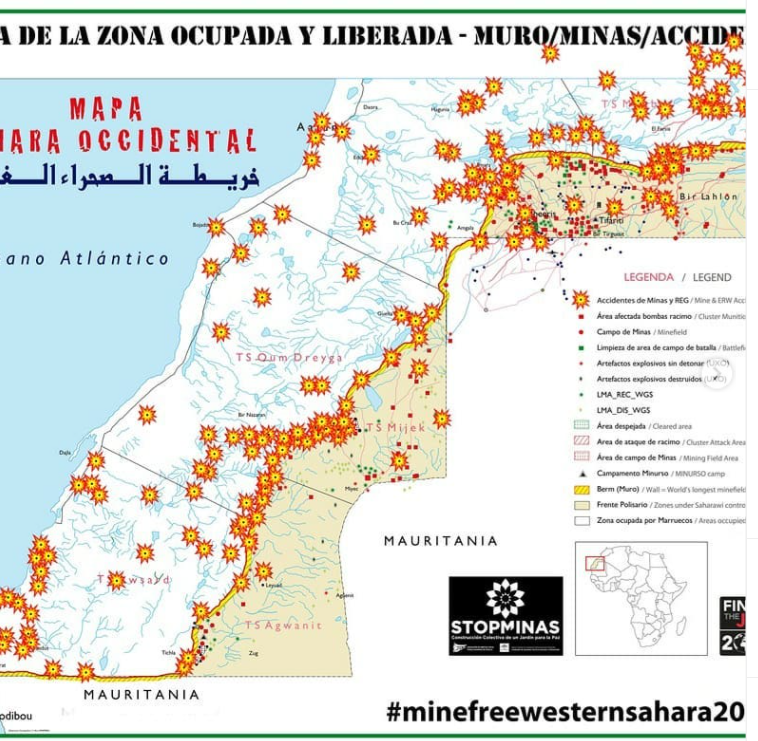 DeActivistas's tweet photo. #MinefreewesternSahara2025 #StopMinas @unmas @minefreeworld @MineBanTreaty https://t.co/Fc8uZW6ysd