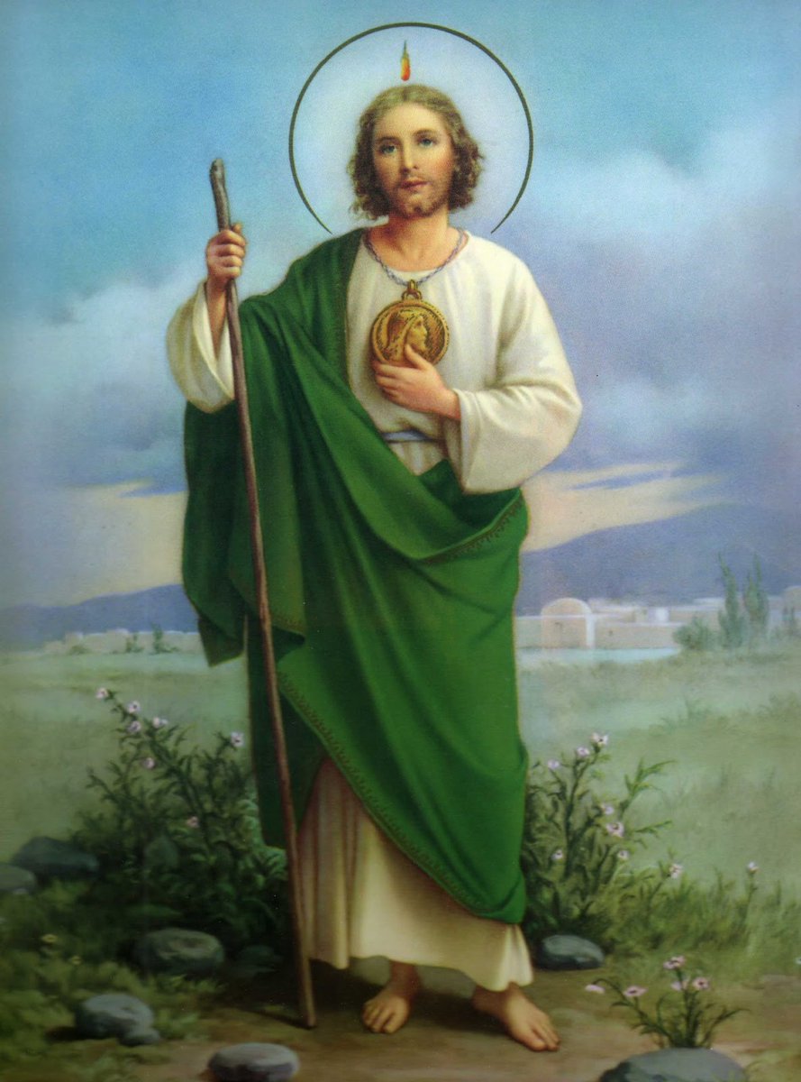 msbirt's tweet photo. jude the apostle, patron saint of desperate cases and lost causes https://t.co/ls7ZhazERa