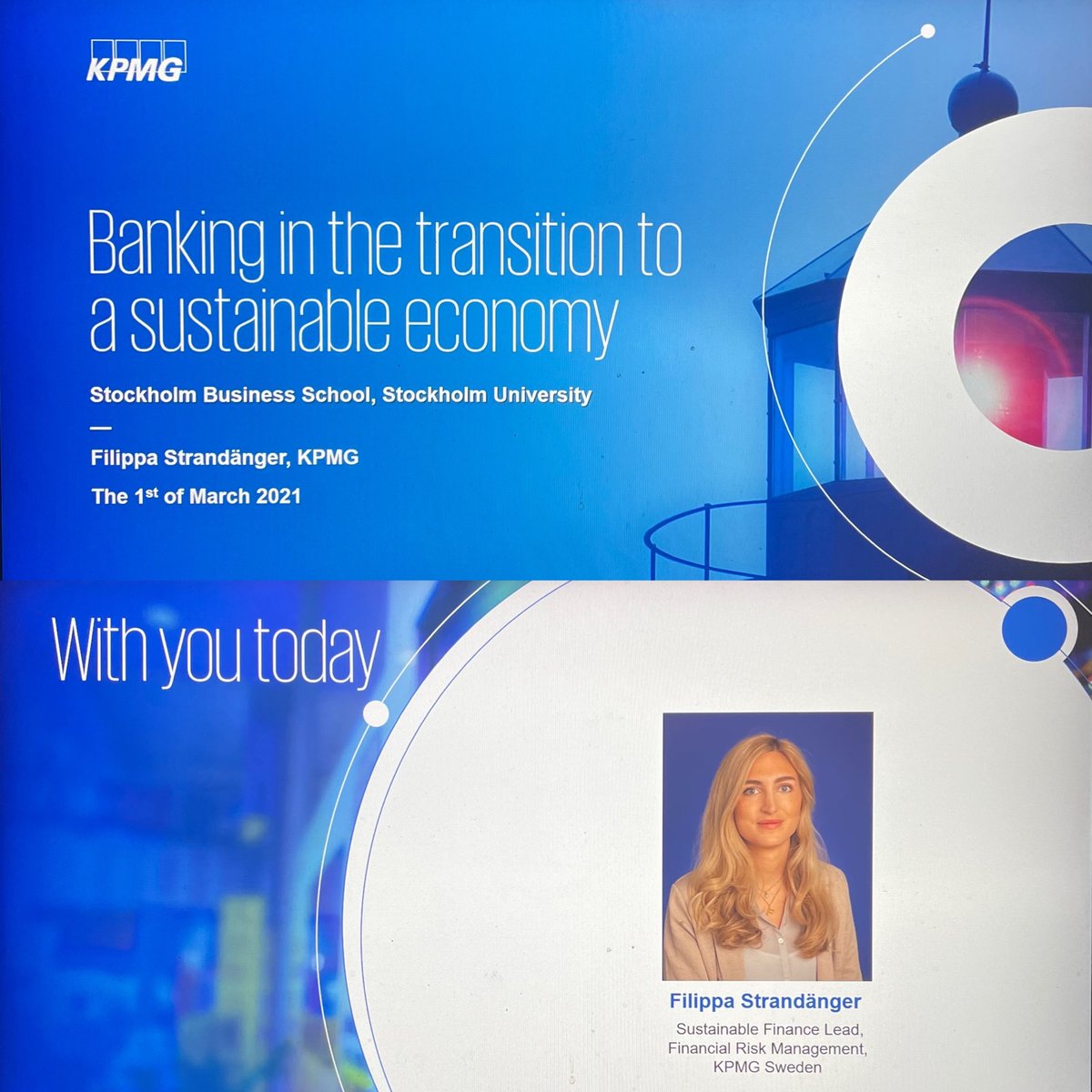 Thank you Dr. Tony Apéria for having me once again as a guest speaker to host a lecture for students at <a href="/Stockholm_Uni/">Stockholm University</a>  We covered #banking &amp; #fintechs from a #sustainablefinance &amp; #esg perspective. Thanks for a great contribution from all students. Good luck on your assignments!