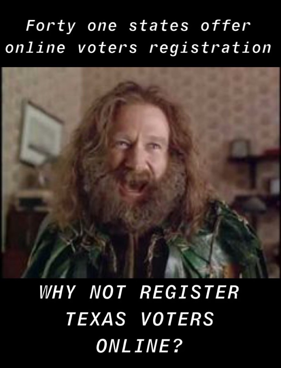 Pittman_Twin's tweet photo. Good question. There appear to be no downsides to its many upsides. It promotes voter participation by making registration easier and cheaper for eligible voters. It helps people in rural areas register without having to cover large physical distances to do it in person https://t.co/PDpDDBppQ6