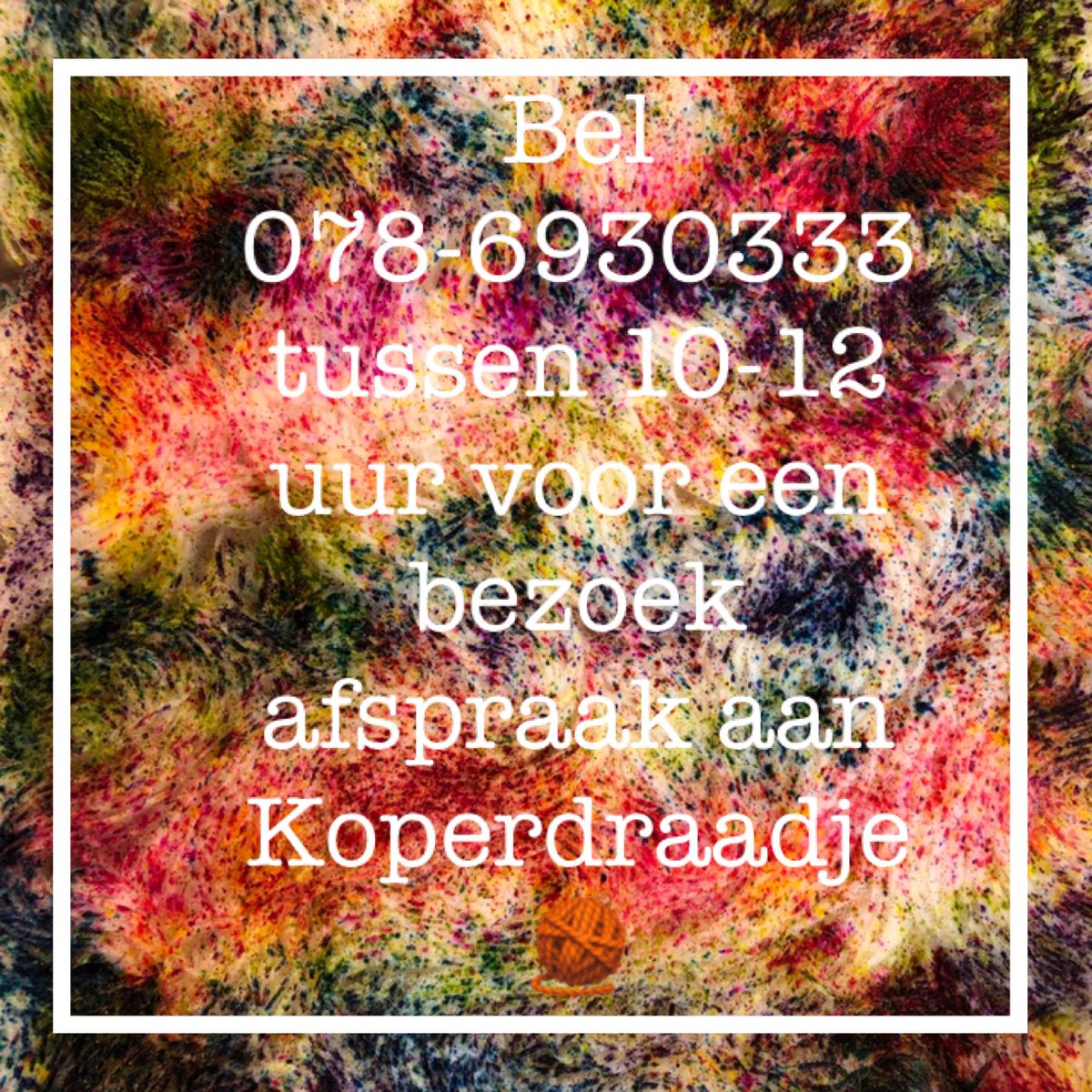 Koperdraadjes's tweet photo. Heb jij ook zin om weer eens heerlijk wolletjes te aaien!
Dat mag weer maar wel op afspraak😊 
Graag bellen op dinsdag, woensdag en vrijdag tussen 10 en 12 uur.
Dan hebben we in de middag alle tijd voor jou🧶☎️
De agenda ligt klaar, tot snel?#breien 
#haken https://t.co/Ui1GVoj51K
