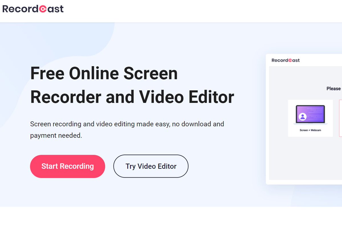 TechWebies's tweet photo. RecordCast - Free screen recording made easy - Techwebies
#techwebies #Techwebies https://t.co/hpfJTTSpDL https://t.co/AvTBhLaKa2