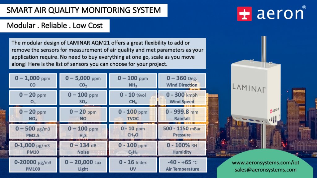 Smart Air Quality Monitoring System

aeronsystems.com/iot/

 #aeronsystems #datalogger #monitoringsystems #4G #airquality #waterquality #smartcity #laminar #weathermonitoring #iotdevices #xtreme #xtremedatalogger #ACEdatalogger #Pune #environment #IoT