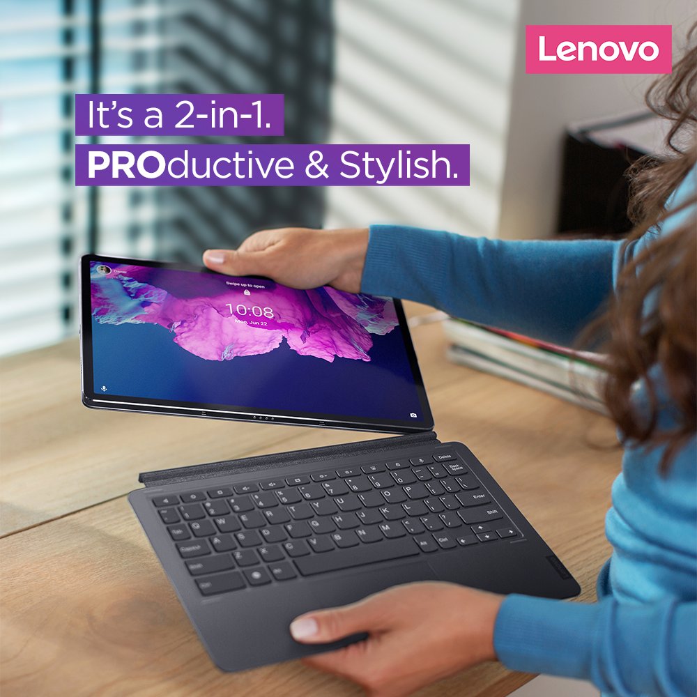 Lenovo_in's tweet photo. Productivity begins with a PRO.
The Lenovo Tab P11 Pro seamlessly transitions into a super productive interface with the attachable keyboard that comes with a built-in trackpad.
Get yours today on https://t.co/UyT0OqISrt
#Lenovo #P11Pro #Tablet #Tab #LikeAPro https://t.co/xBjedNcviq