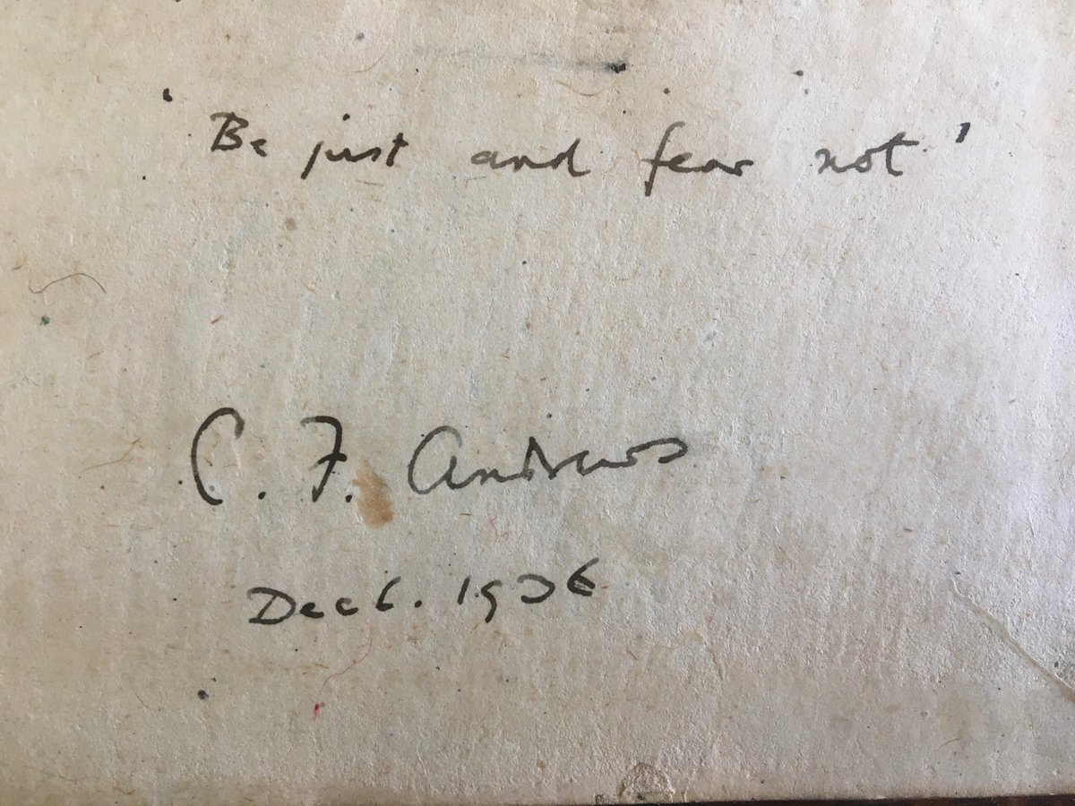 amerungta's tweet photo. @GandhiInMumbai @AnilNauriya #CFAndrews #Sevagram #Wardha

from #PrabhudayalVidyarthi ‘s Autograph book https://t.co/PwX27jGOsg