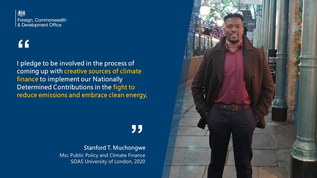 UKinZimbabwe's tweet image. Proud to partner with @CheveningFCDO on the #OurClimatePledge campaign. 

UK🇬🇧 scholarships bringing our communities together to tackle climate change: ourclimatepledge.com

#TogetherForOurPlanet 🌏