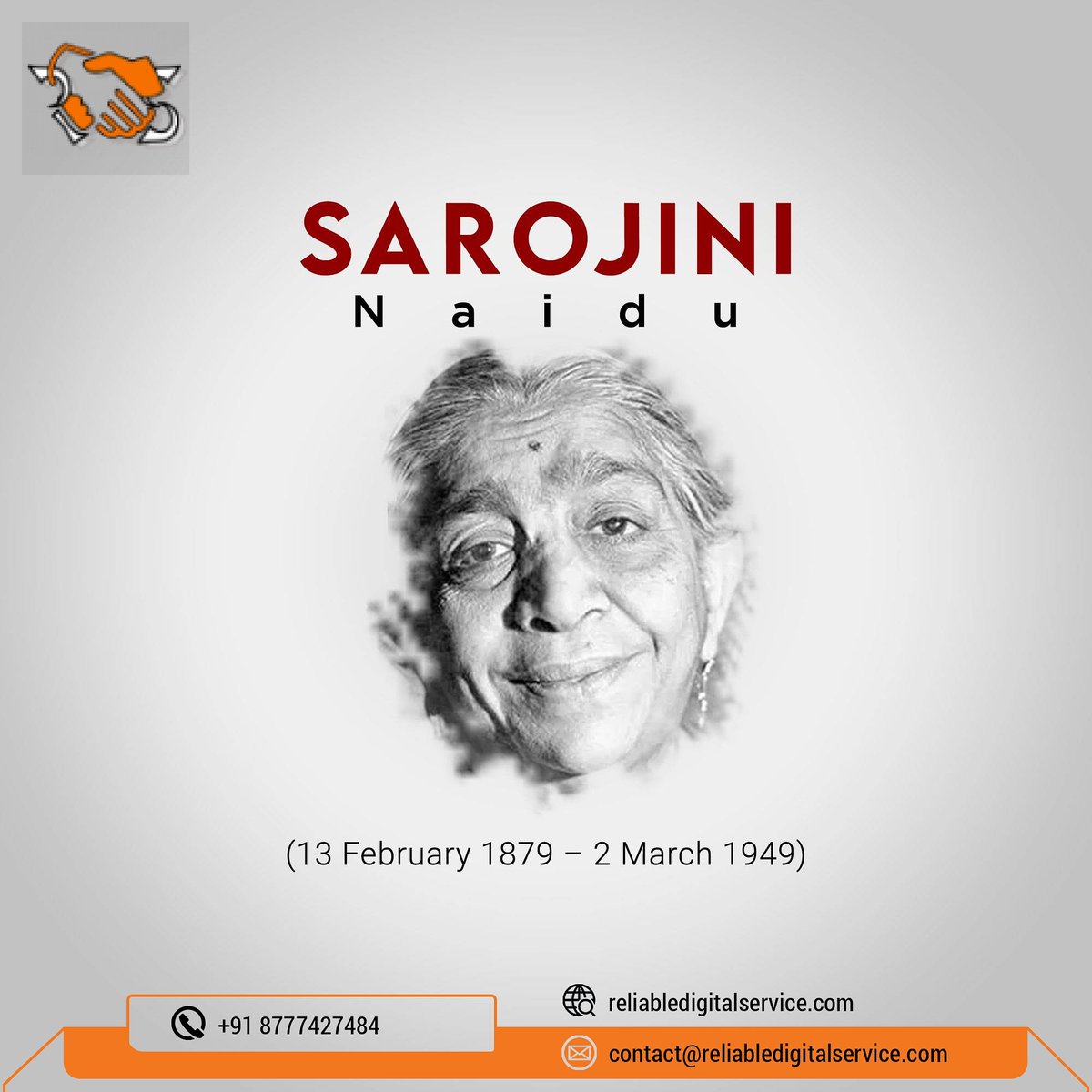 DigitalReliable's tweet photo. #SarojiniNaidu https://t.co/eF2V8UXMLt