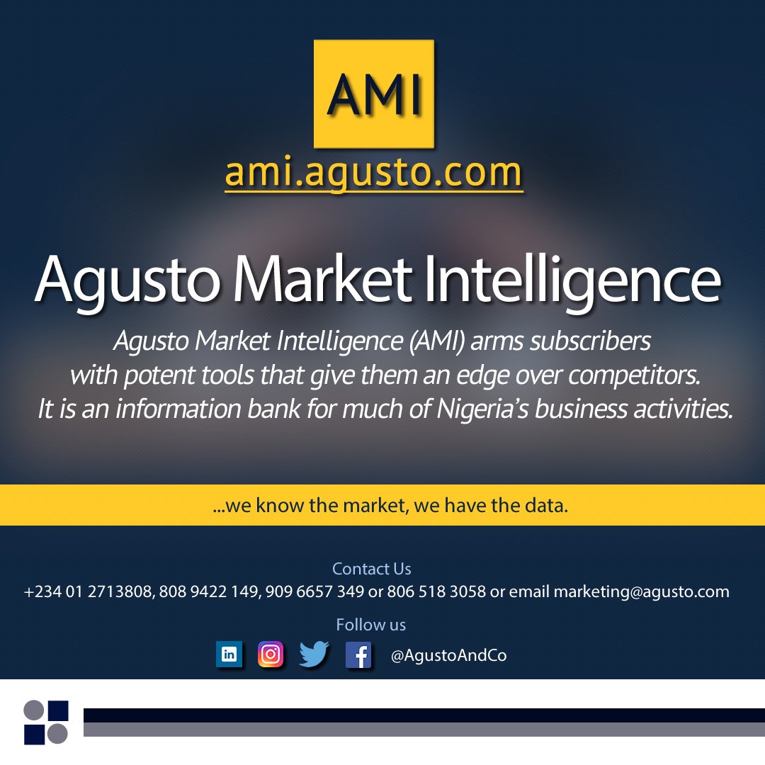 agustoandco's tweet image. Agusto &amp;amp; Co's Risk Service Reports are available on the market intelligence portal ami.agusto.com ami.agusto.com  #MarketIntelligenceReport  #RiskReport #intelligentReport #industrydynamics  #marketresearch #MarketandCompetitiveIntelligence