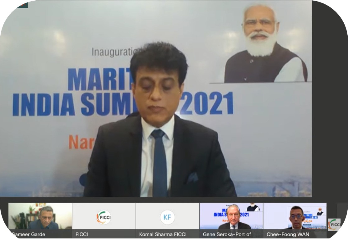 SMPort_Kolkata's tweet photo. As a part of #MIS-2021, Plenary Season - 1 #DevelopingWorldClassPorts jointly being convened by Mr Sanjay Sethi, Chairman, @JNPort & Mr @ivinitk, Chairman, @paradipport & @SMPort_Kolkata with speakers from Mega ports from #Singapore and #LosAngeles
@shipmin_india
@mansukhmandviya https://t.co/dcwD8Waj06