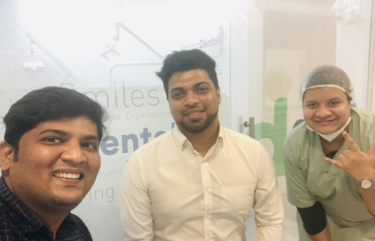 Goodbye yellow teeth and hello new sparkly smile...d:D
Our patient was so happy with the new found confidence after the completion of teeth whitening procedure ...d:D
To book a free dental consultation simply send us a DM📲 or 
Call 7276714727/9372952719 for free dental check up