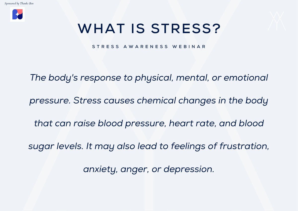 TillyBerry8's tweet image. How well do you understand stress and how it shows us for you?

You will have the opportunity to chat to a panel of experts from a range of fields - register now to our interactive webinar on stress awareness - link in bio 😀

#wellbeing #wellbeingwebinar #stress