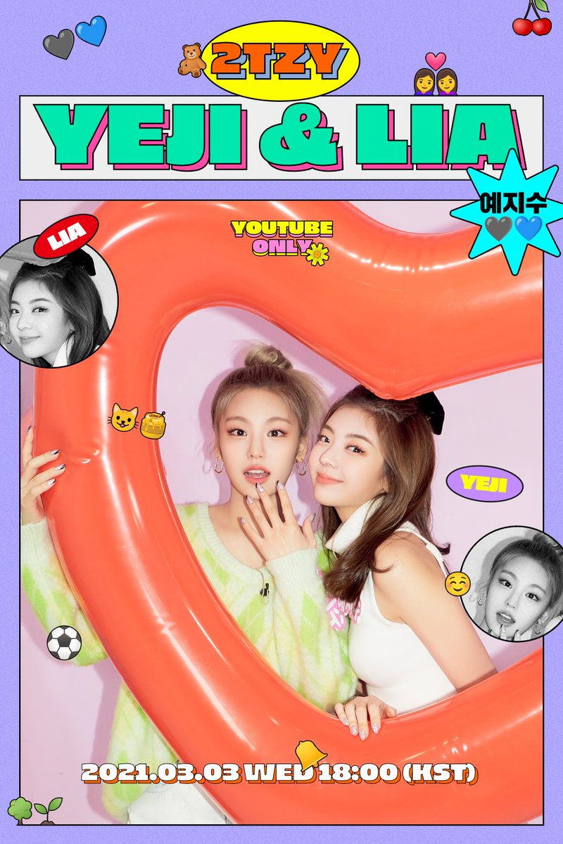 🎁 2TZY : Hello 2021 🎁 EP.09 YEJI & LIA 2021.03.03 WED 18:00 (KST) 🎬 youtube.com/ITZY #ITZY #있지 @ITZYofficial #MIDZY #믿지 #YEJI #예지 #LIA #리아 #2TZY #HELLO2021