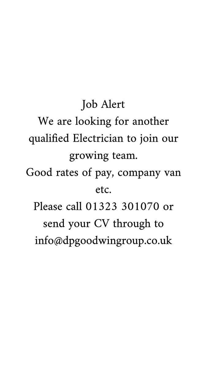 DPGoodwinelec's tweet image. 