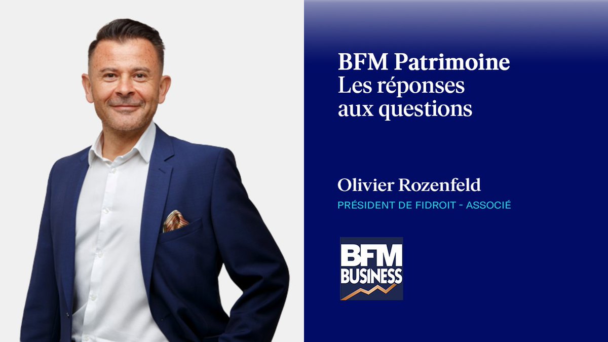 fidroit's tweet image. @bfmbusiness  l 11h40 📺

Afin de répondre aux questions des téléspectateurs, @ORozenfeld sera de nouveau présent aujourd&apos;hui sur le plateau de @bfmbusiness en compagnie de @Cedric_Decoeur.

#fidroit #bfmbusiness #questionsreponses