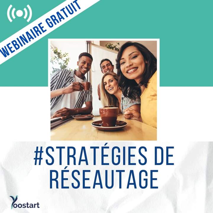 Ce Mardi 2 Mars à 11h, nous partageons avec vous les 𝟳 𝘁𝗲𝗰𝗵𝗻𝗶𝗾𝘂𝗲𝘀 que vous devriez absolument connaître pour 𝗰𝗼𝗻𝘀𝘁𝗿𝘂𝗶𝗿𝗲 𝘂𝗻 𝗿𝗲́𝘀𝗲𝗮𝘂 professionnel 𝗾𝘂𝗶 𝘁𝗿𝗮𝘃𝗮𝗶𝗹𝗹𝗲 𝗽𝗼𝘂𝗿 𝘃𝗼𝘂𝘀.
Lien d'inscription: bit.ly/3q0Qv3r

#Yoostart