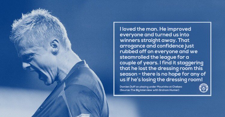 Brilliant insight into working with José Mourinho by Damien Duff Happy Birthday Damien 