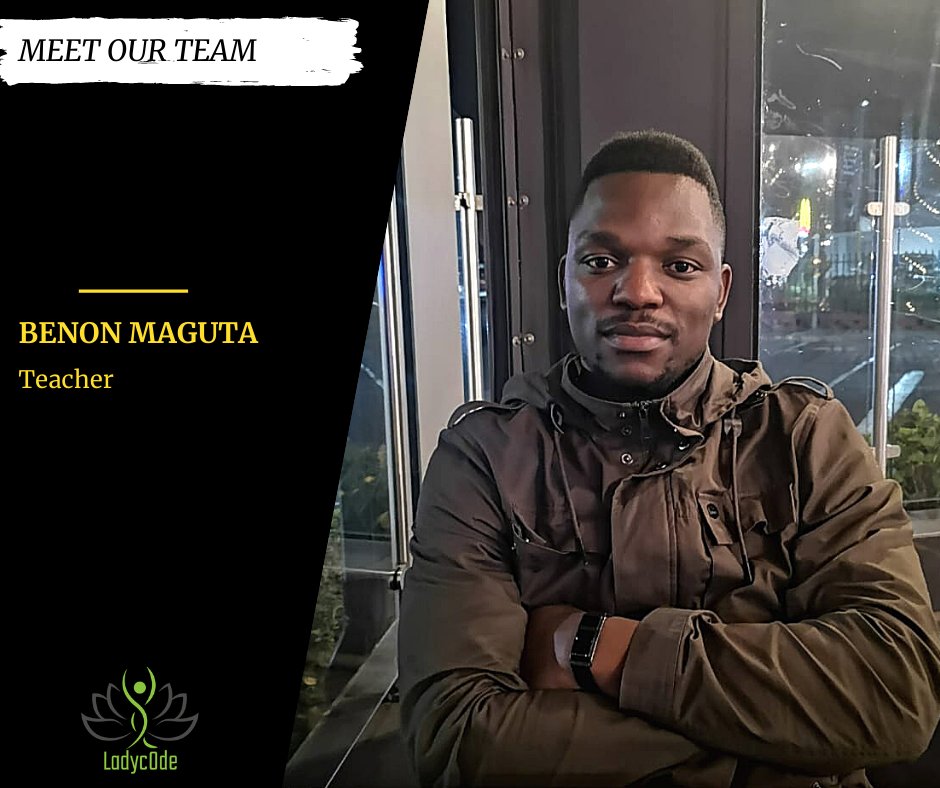 LadycOdeZA's tweet photo. Meet @BenMLDS a Machine Learning enthusiast with a BSc degree in Civil Engineering. He is one of our teachers, follow the link to learn more about his passion for machine learning.

https://t.co/MukPlcBxOj

#LadycOde #MeetOurTeam https://t.co/HU01b6t9G0