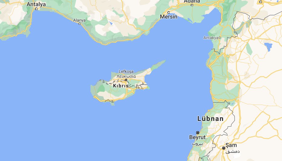 Apple Haritalar uygulamasından sonra Google Haritalar da KKTC'yi haritadan kaldırdı. Google güncel haritada Kıbrıs Adasını sözde tek bir devlet (Kıbrıs) olarak göstermekte.