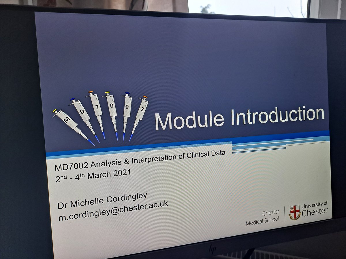 M_Cordingley's tweet photo. Looking forward to #MD7002 this week with @UoCMedSchool PG students. I know everyone is very excited to get in the labs next week too 👩🏽‍🔬👨🏾‍🔬 https://t.co/CGlloZe3XZ