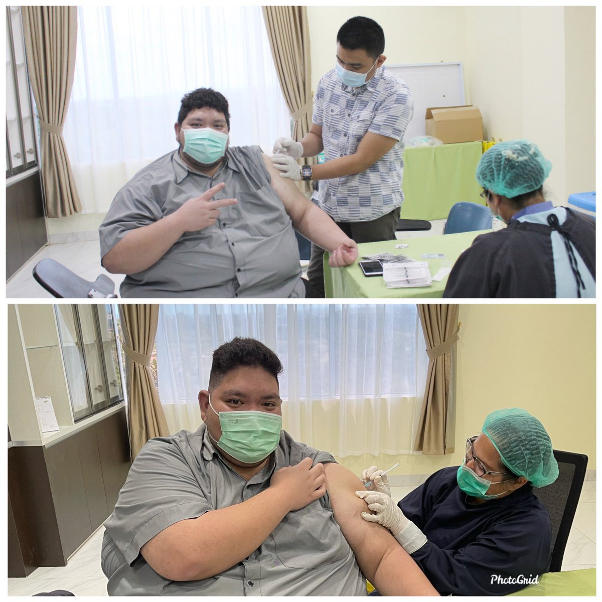 Alhamdulillah sudah lengkap 2x  #vaksincovid19 #amandanhalal