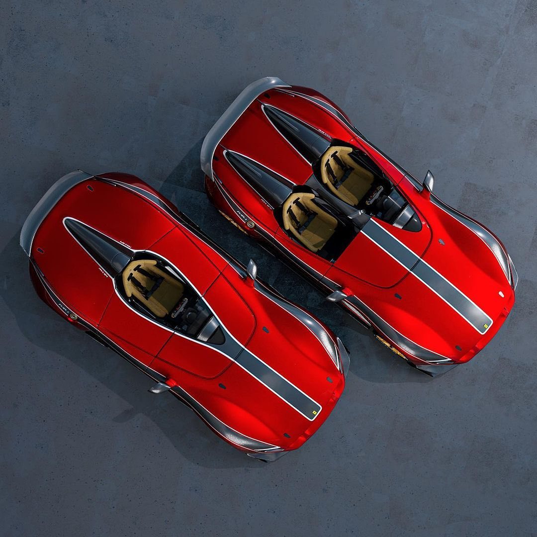 AUTOMOTIVPRESS's tweet photo. Les #Ferrari #MSP1 et #MSP2 mode #FXX de LMM Design et Dillon Dove sont modifiées : carrosserie au profil plus large et bas, intérieur avec volant de style F1 et sièges baquets de course.
#automotivedesign #cardesign #carsketch #3Drendering #FerrariMonza #MonzaSP1 #MonzaSP2 https://t.co/N4XmcOaJtd