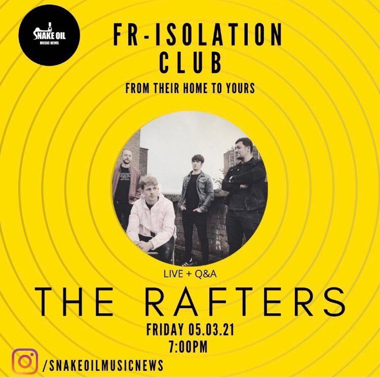 TheRafters2's tweet photo. Nat will be chatting with @SnakeOilMusic_N  on Friday evening at 7pm along with a few acoustic. Live on Instagram! This is following Fridays big release. #Beforever #newmusic https://t.co/40PaINlV8w