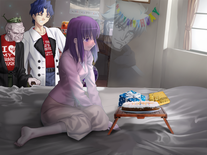 Fate 桜の誕生日を祝う間桐家の皆さん