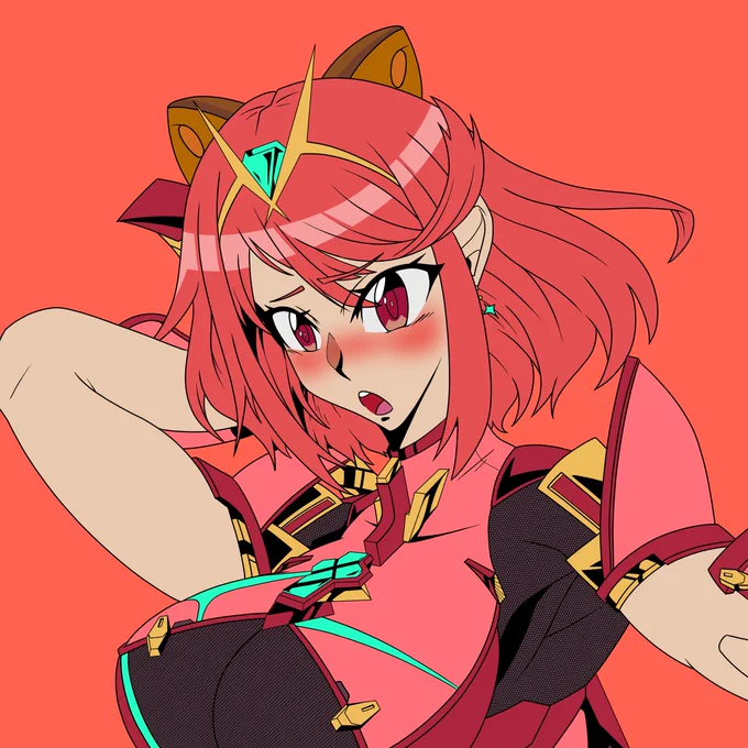 Pyra and Mythra blushing~????

#XenobladeChronicles2 #ゼノブレイド2 
#SuperSmashBros #SuperSmashBrosUltimate  
#スマブラSP https://t.co/MtWQSLVZ7c 