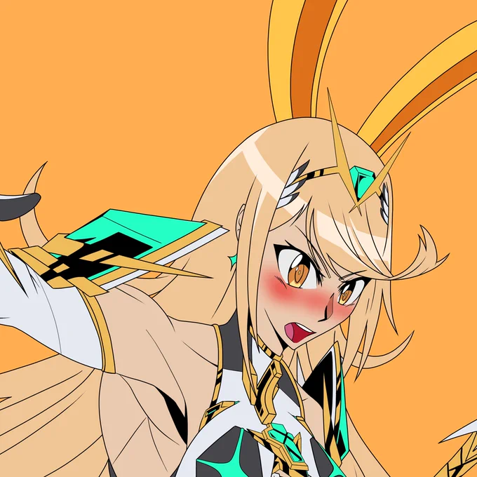 Pyra and Mythra blushing~????

#XenobladeChronicles2 #ゼノブレイド2 
#SuperSmashBros #SuperSmashBrosUltimate  
#スマブラSP https://t.co/MtWQSLVZ7c 