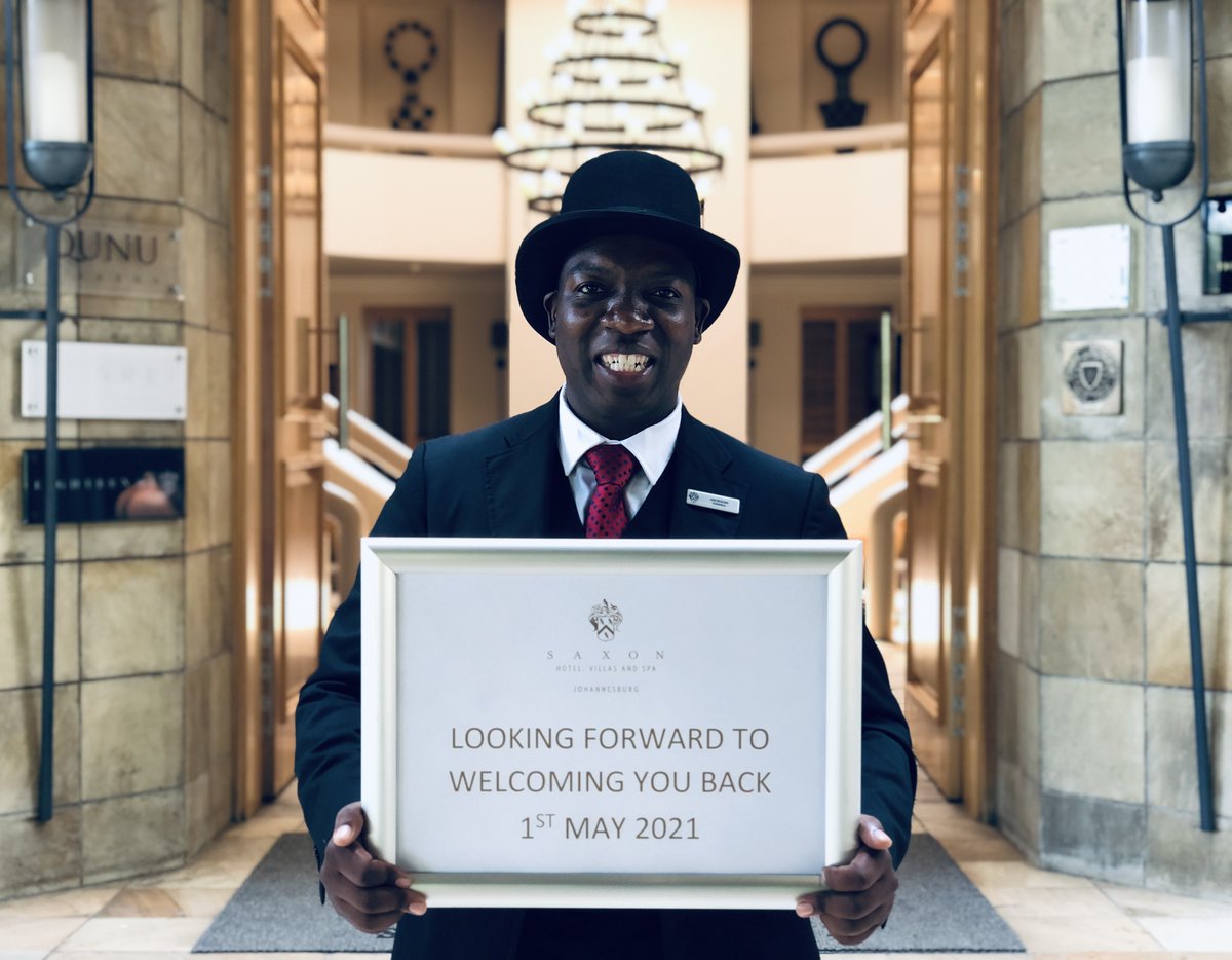 Circle 1 May 2021 in your calendar – the Saxon will be re-opening!

We have missed you and we are so excited to welcome you back with a new look, new experiences and new packages on offer.

Contact us to make your booking.

#SaxonHotel #ReadyToTravel #HotelReOpening
