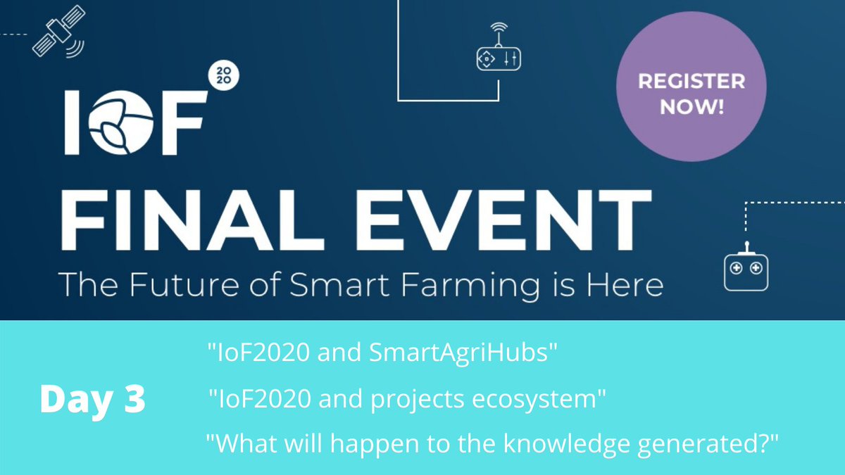 -14 days to our #IoFinalEvent! On Day 3, we will be focusing on the #legacy of our project. We will be joined by @opendei_eu, @SmartAgriHubs, @euraknos, and many more! ➡️Register & check our program here: bit.ly/3uFs0g1