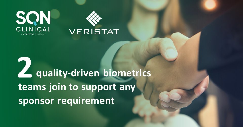 The combination of two high-powered #biometrics teams, SQN Clinical and Veristat creates one team focused on excellence, able to support any clinical development challenge. Learn more.  buff.ly/3pRCDbX