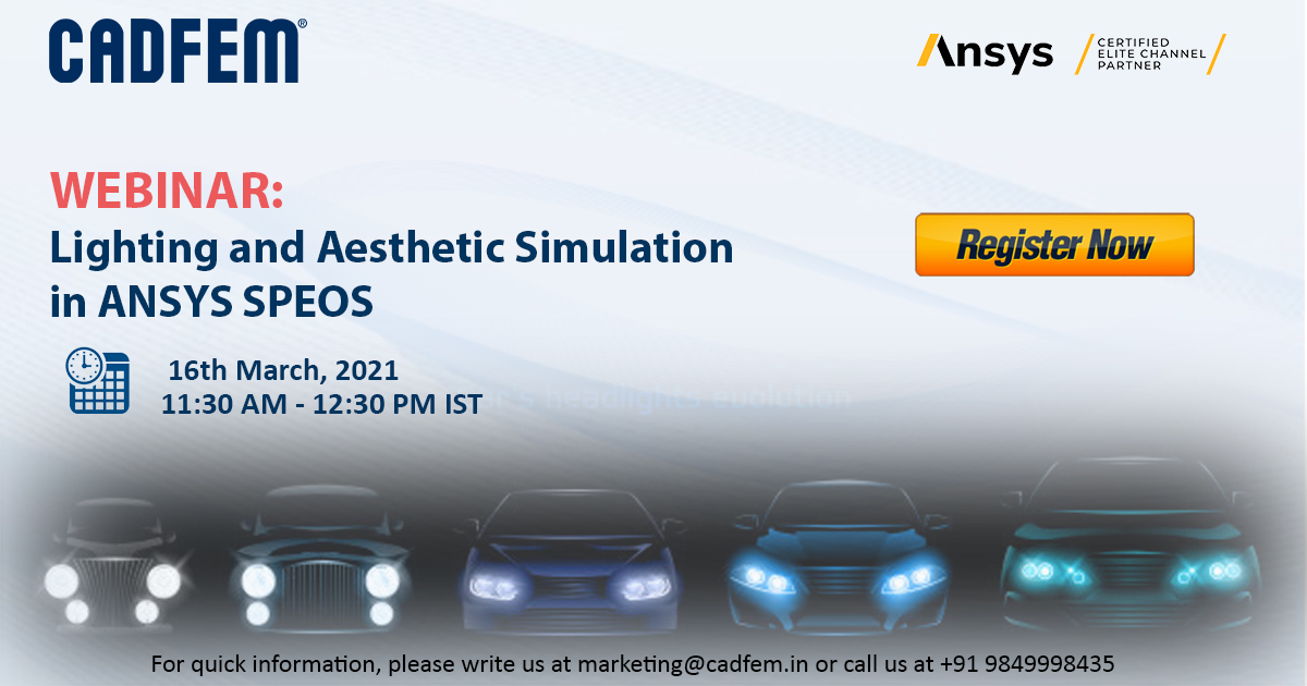 cadfem_in's tweet photo. Address all #illumination & aesthetic #simulations required for #virtual verification in the #automotive #industry. Join us for the webinar & gain decisive insights through the #innovative functionalities of #ANSYS #SPEOS.
#CADFEM #Lighting
REGISTER NOW: https://t.co/m7Gvxb8xoA https://t.co/We4AzlM3iF